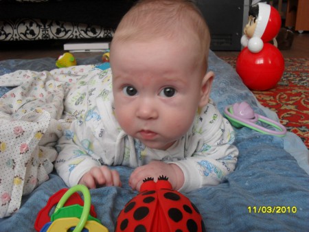 Любимый сынишка Данилка. 5 месяцев